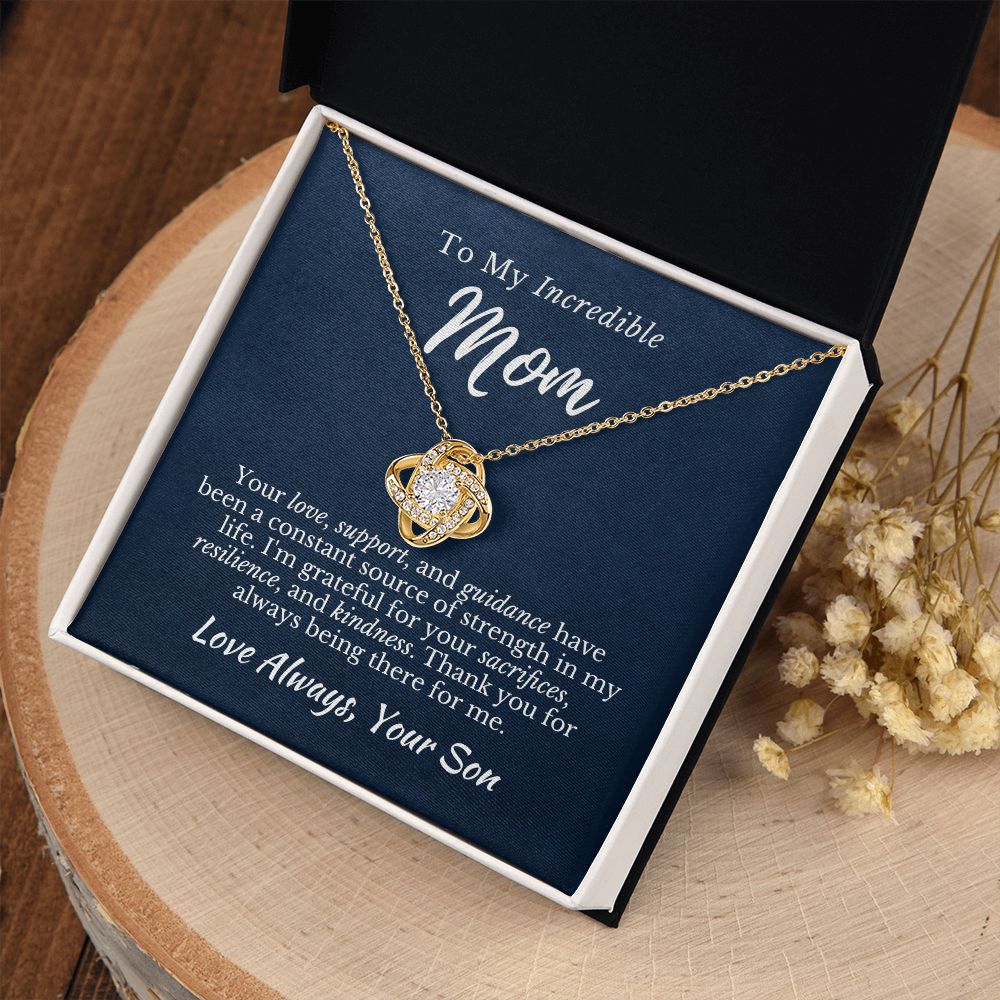 Son to Mom_Source of Strength_Love Knot Necklace