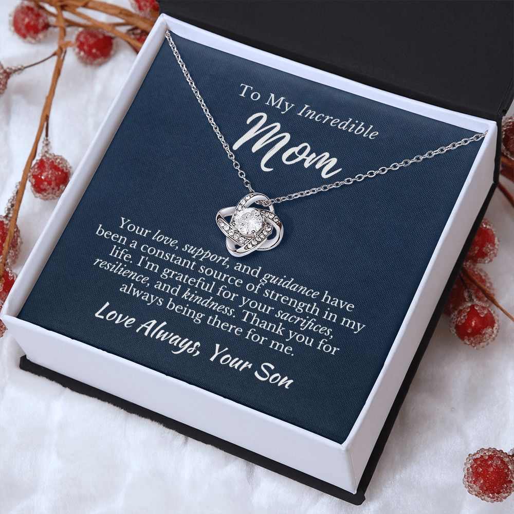 Son to Mom_Source of Strength_Love Knot Necklace