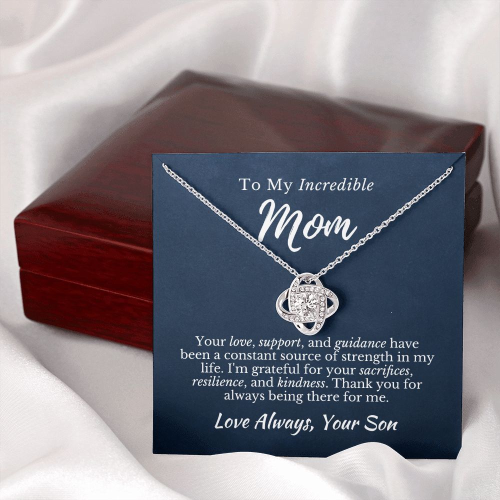 Son to Mom_Source of Strength_Love Knot Necklace