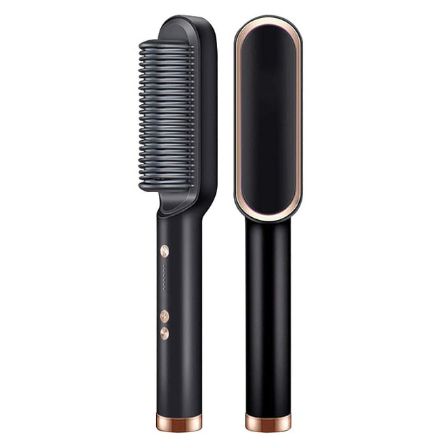 Electric Heat Comb Straightener & Curler