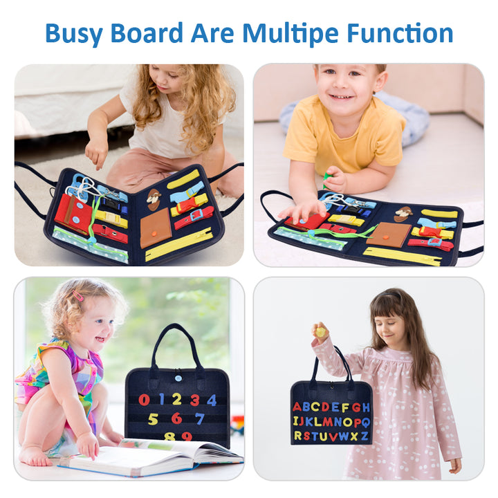 Children's Travel Activity & Learning Board Set