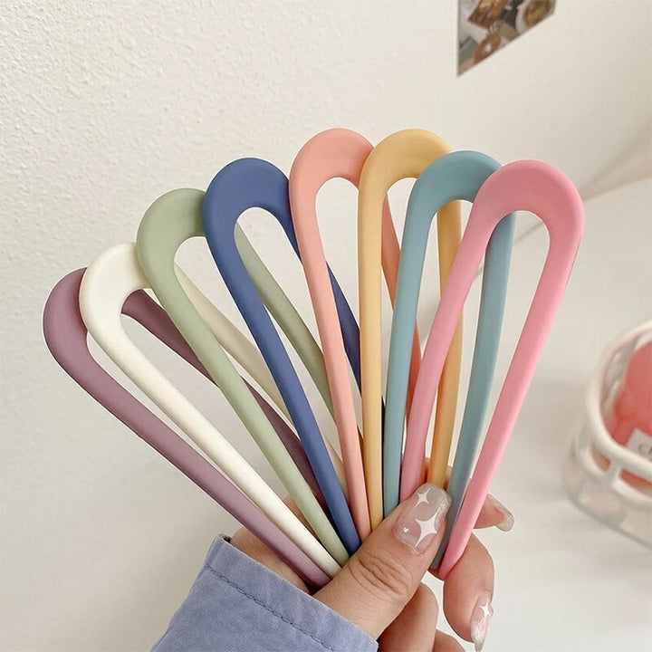 Fashion Candy Color Hair Sticks