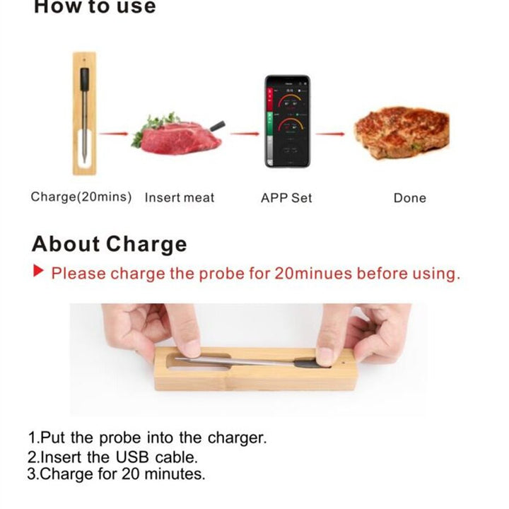 Wireless Kitchen Food Thermometer