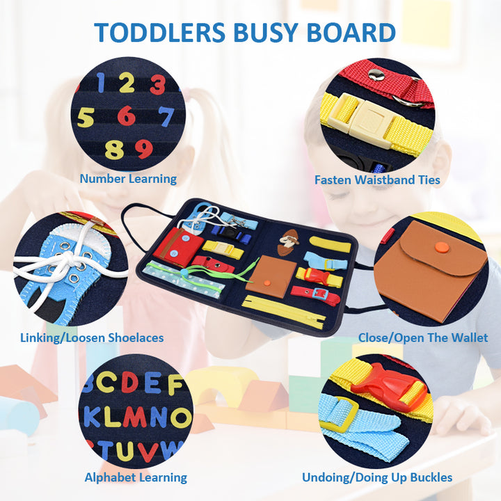 Children's Travel Activity & Learning Board Set