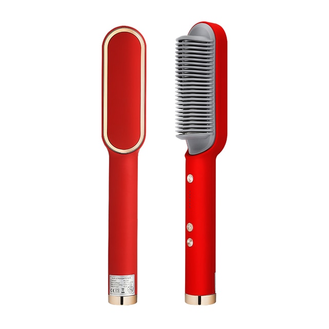 Electric Heat Comb Straightener & Curler