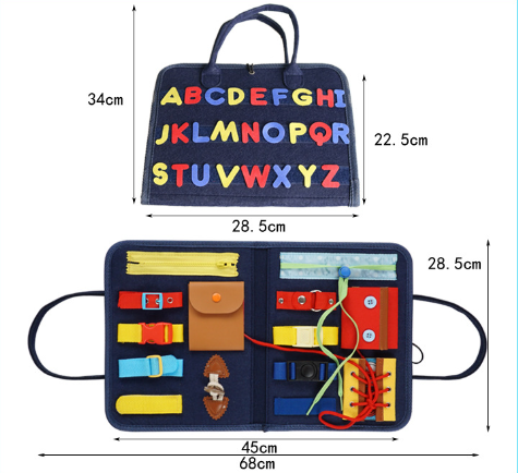 Children's Travel Activity & Learning Board Set