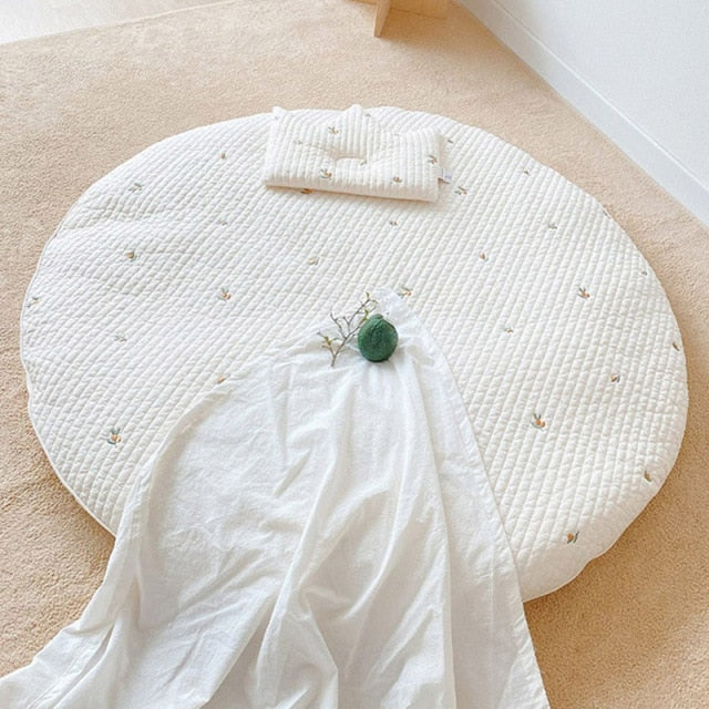 Embroidered Baby Crawling Mat