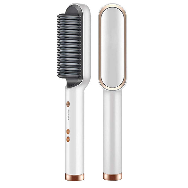 Electric Heat Comb Straightener & Curler