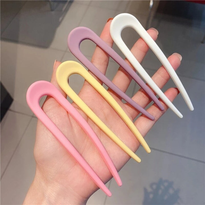 Fashion Candy Color Hair Sticks