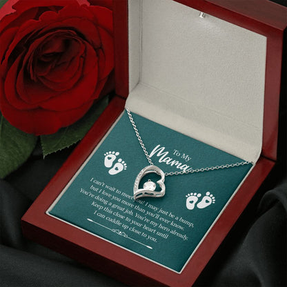 To My Mama, I Can't Wait to Meet You - Forever Love Necklace