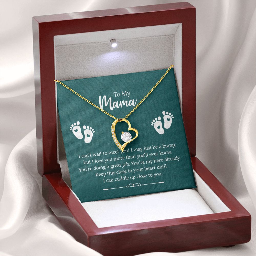 To My Mama, I Can't Wait to Meet You - Forever Love Necklace