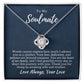 To My Soulmate_Heart of Our Family_Love Knot Necklace