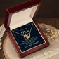 From Daughter to Mom_Not Enough Words_Interlocking Hearts Necklace