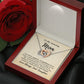 From Daughter to Mom_I'm Grateful for You_Interlocking Hearts Necklace