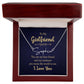 To My Girlfriend, Best Friend and Soulmate - Signature Name Necklace