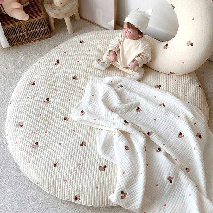 Embroidered Baby Crawling Mat