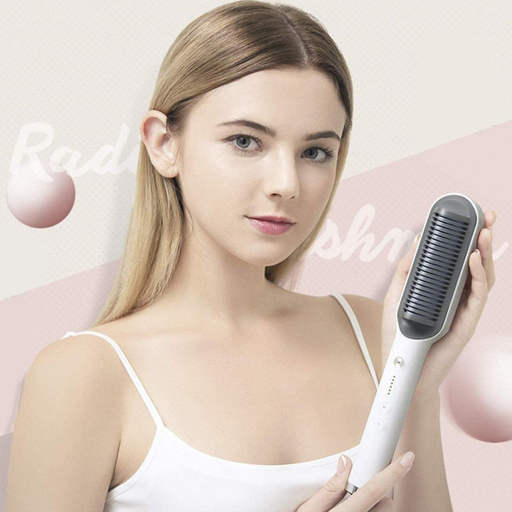 Electric Heat Comb Straightener & Curler