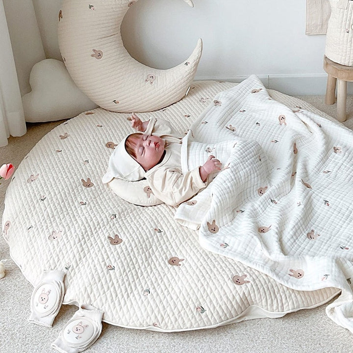 Embroidered Baby Crawling Mat