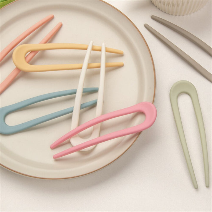 Fashion Candy Color Hair Sticks